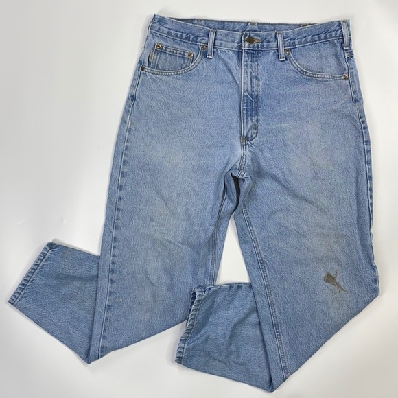 Carhartt B17STW Relaxed Fit Jeans Size 36x30 Grunge - Picture 1 of 12